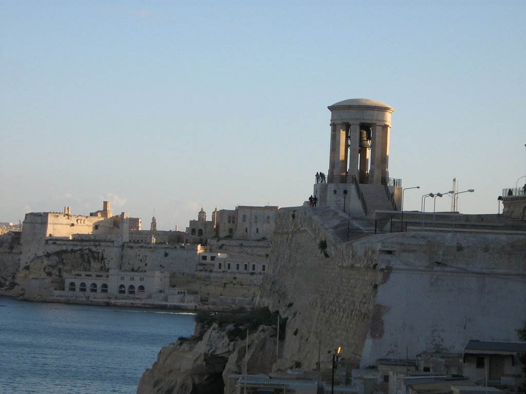 Siege Bell Memorial in Valletta