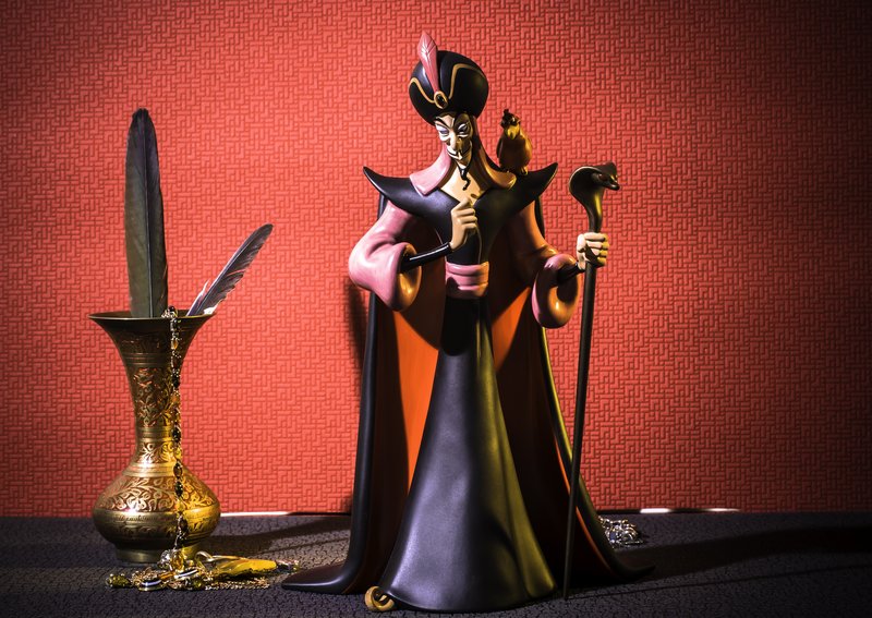 Jafar & Iago Statue Enesco WDCC