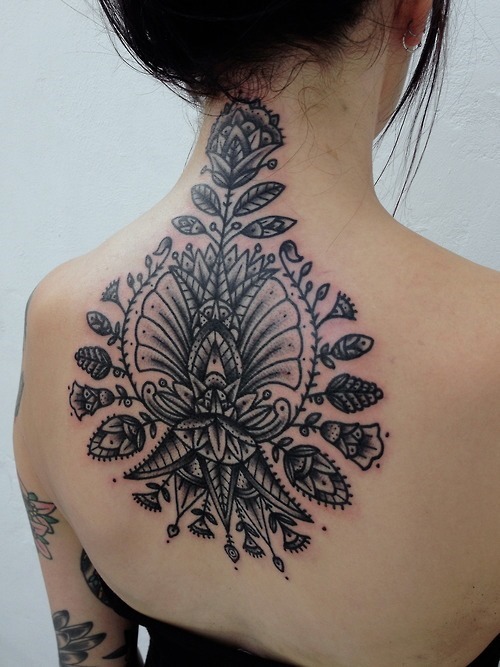 Gorgeous-Tribal-Flower-Tattoo-fo