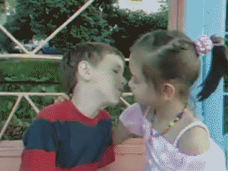 Hot Kids Kissing .gif