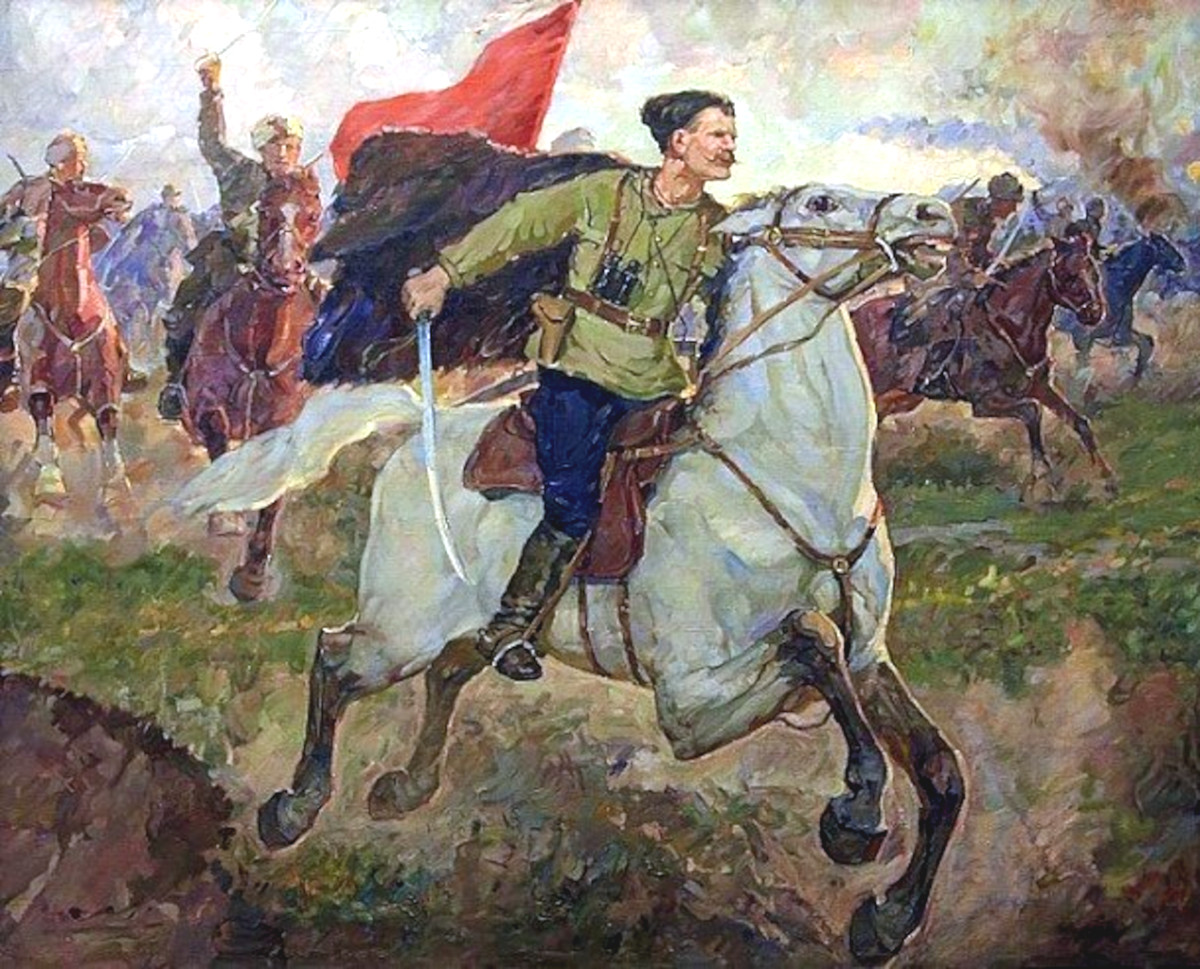 Чапаев в бою П Васильев, 1937.jpg