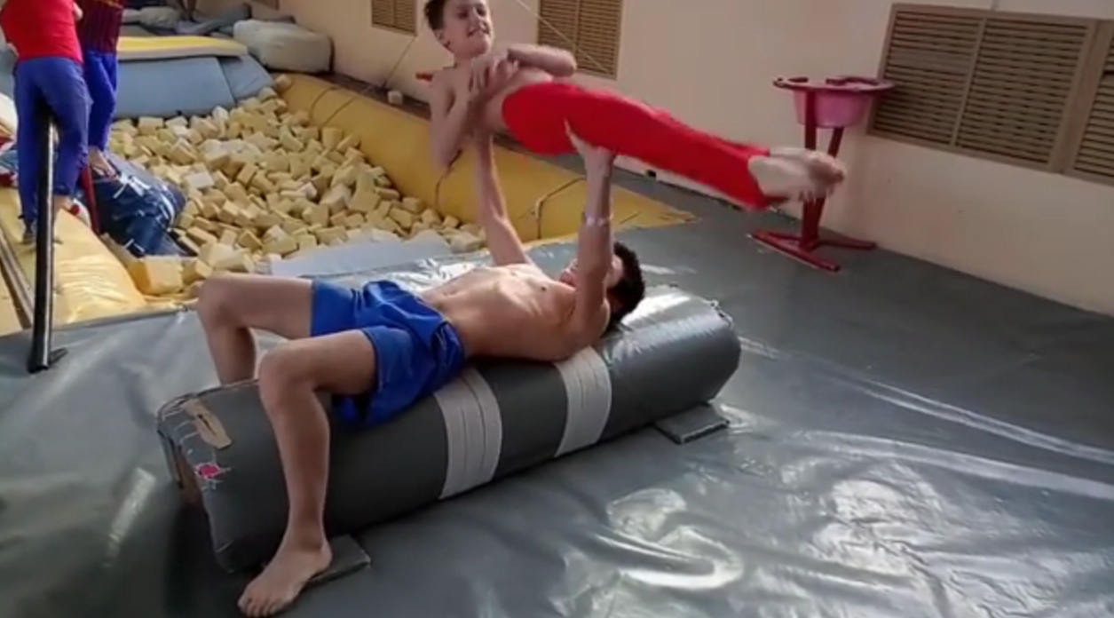 gymnast workout