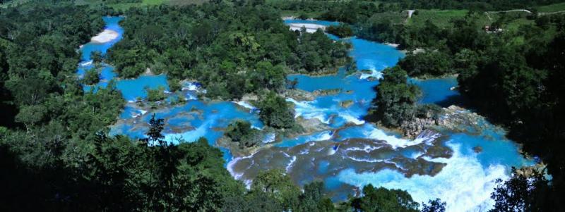 Blue Falls, Lacandona Jungle Chi