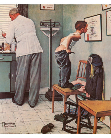 Norman Rockwell before_the_shot.