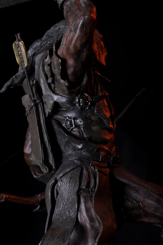 Uruk-hai Scout Swordsman Statue