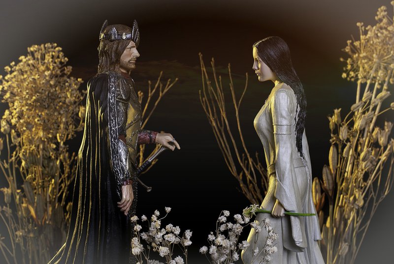 King Elessar and Arwen Evenstar