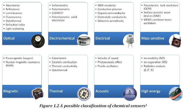 classification of chemical senso