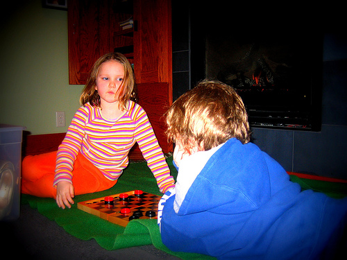 Ben & Hope playing together