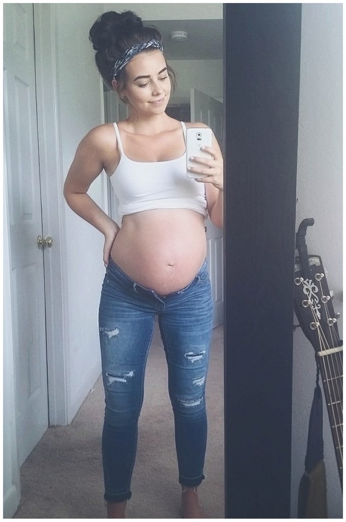 pregnant woman blue jeans.jpg