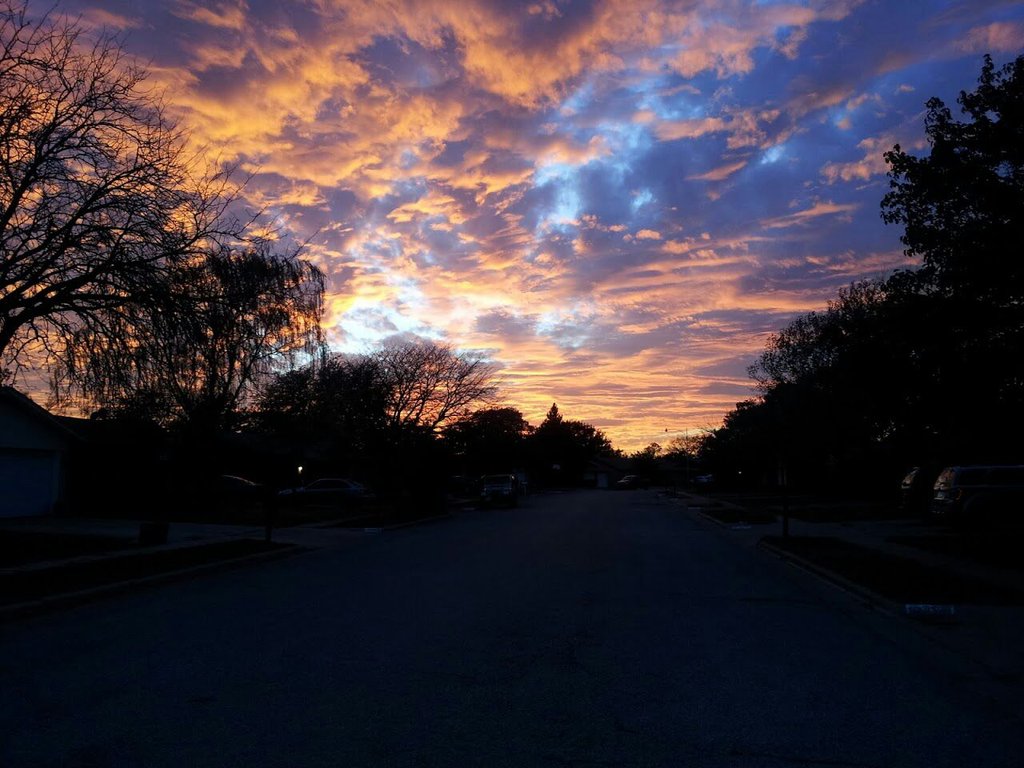 Lubbock, Texas sunset