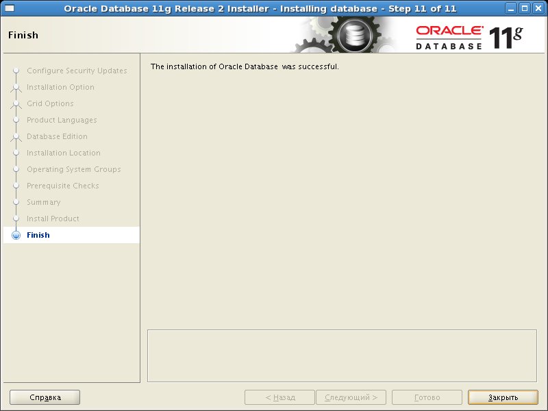 Screenshot-Oracle Database 11g R