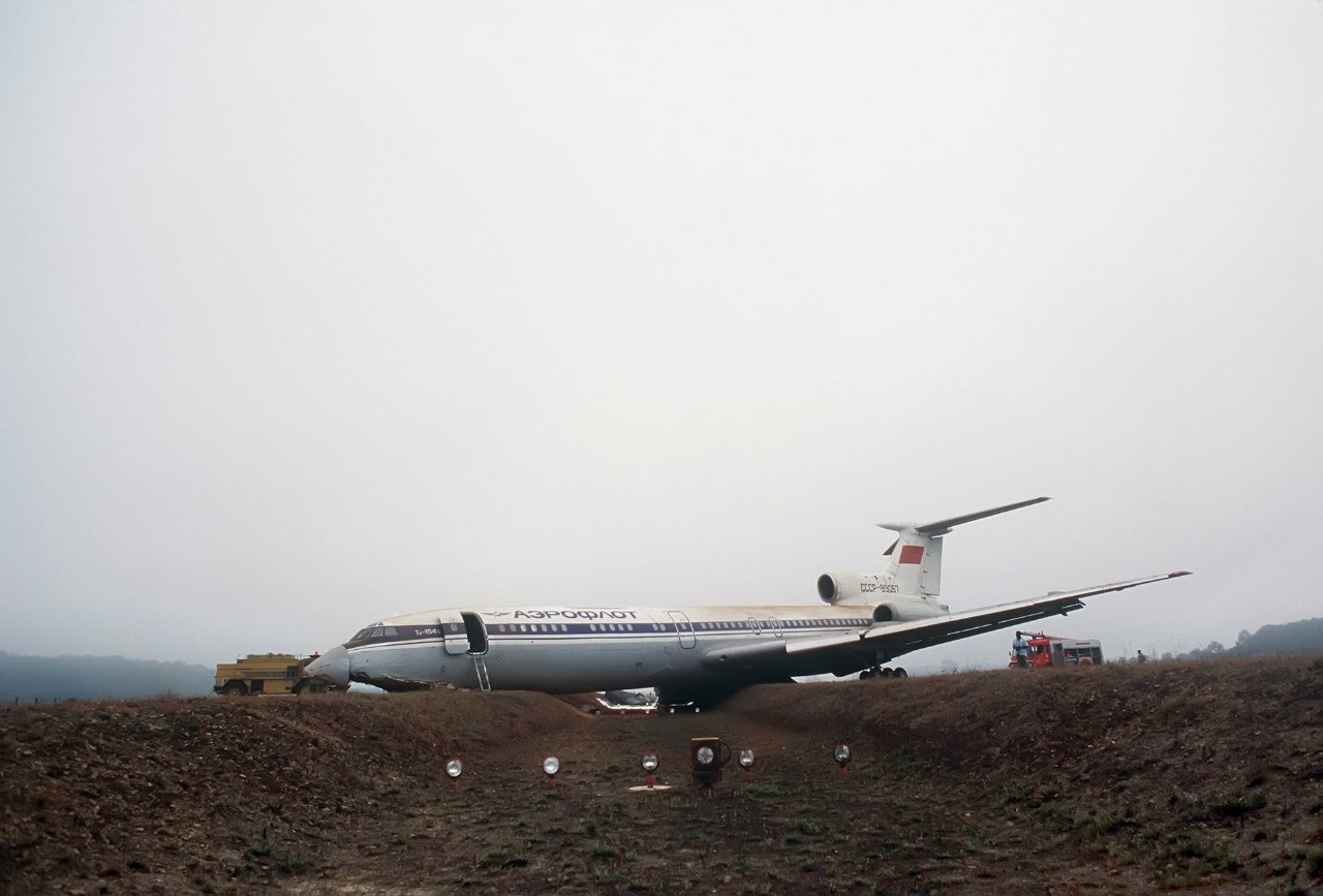 Авария Ту-154С