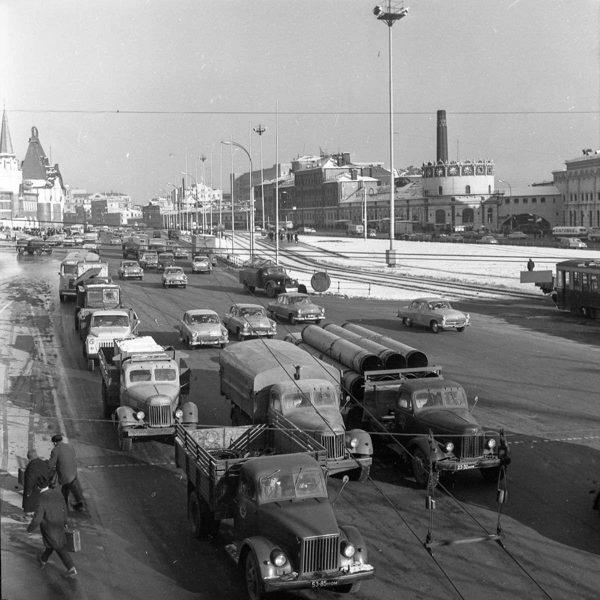 Комсомольская площадь, 60-е годы