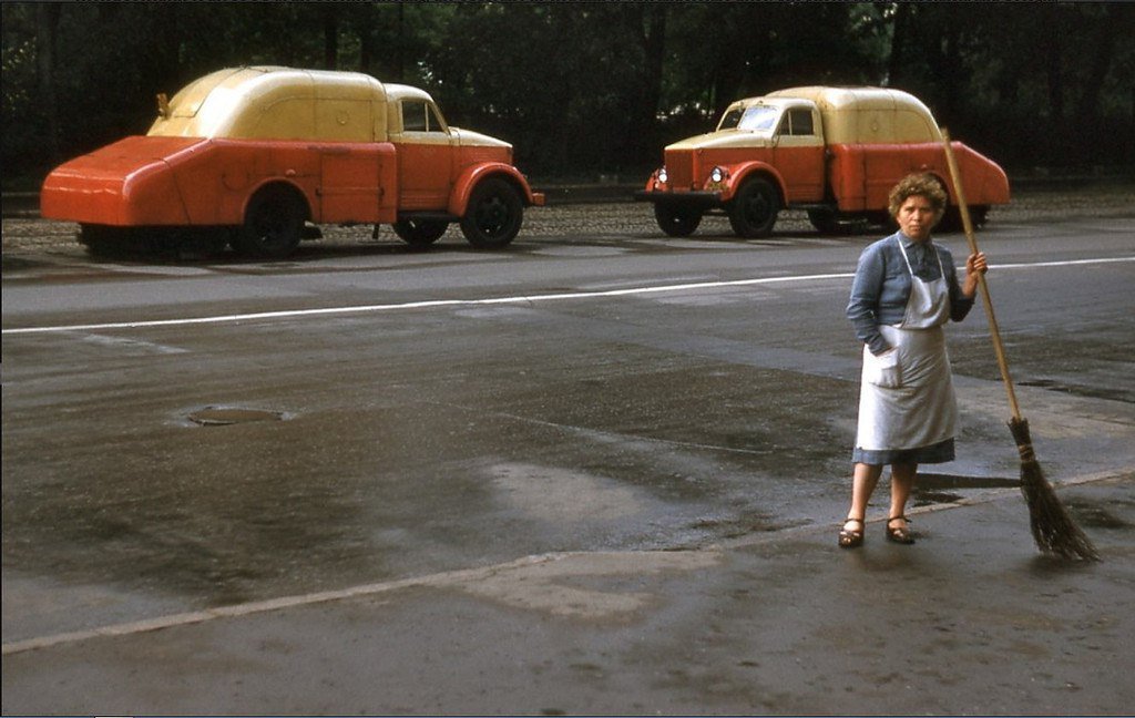 Уборка улиц, 1958 год