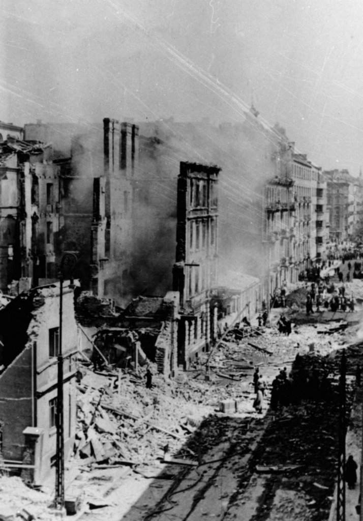 После бомбардировки