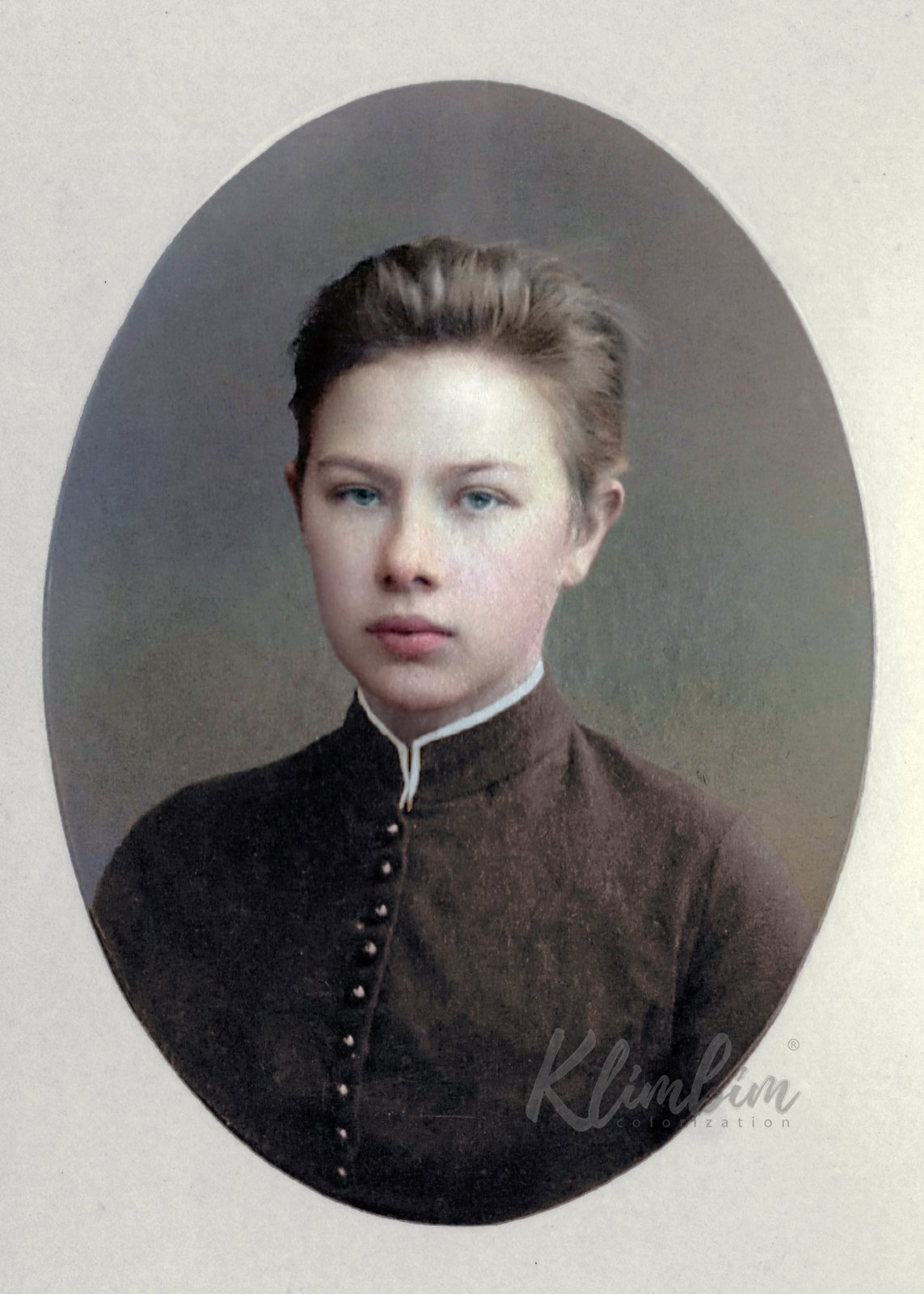 Портрет Н. К. Крупской в юности