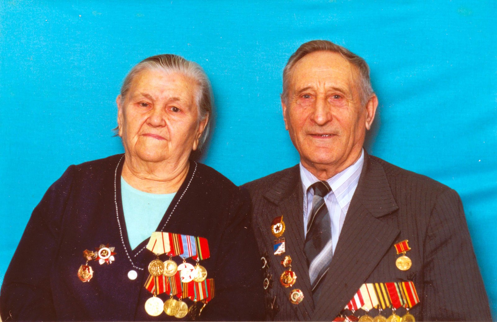 Супруги Федосья Федосеевна и Мих